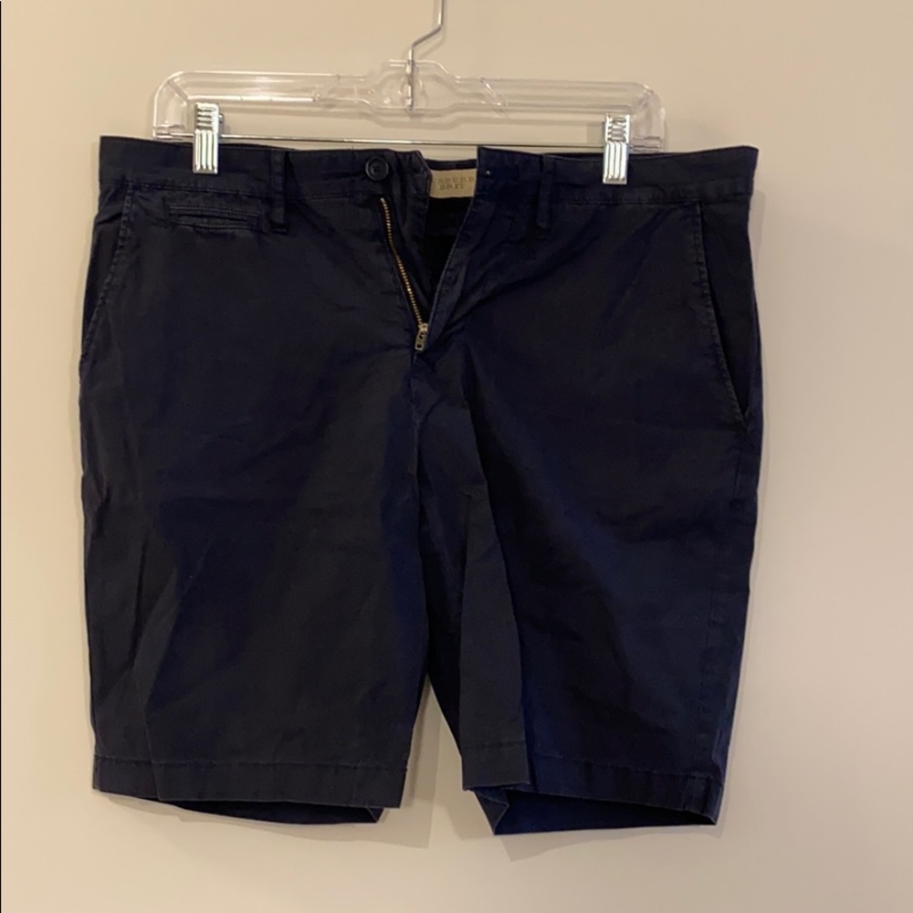 Navy blue Burberry Shorts Size 30